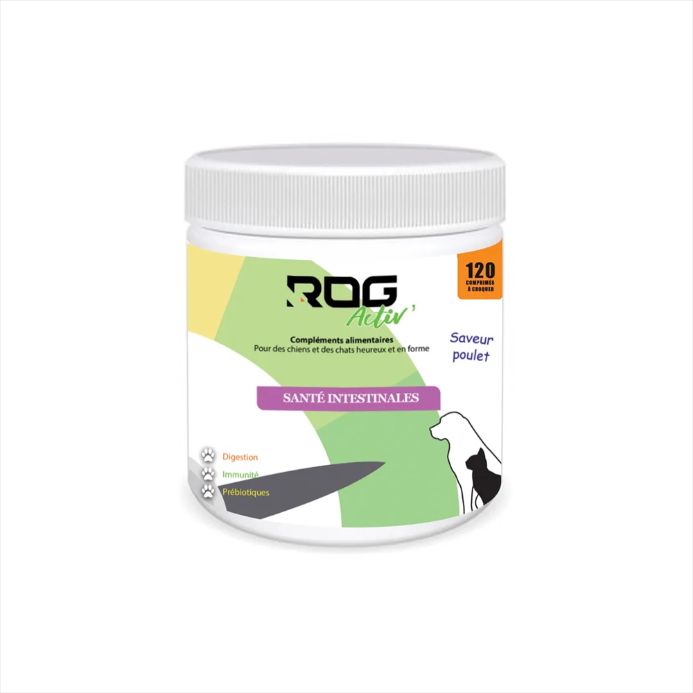 ΣΥΜΠΛΗΡΩΜΑ ΔΙΑΤΡΟΦΗΣ ΣΚΥΛΩΝ ROG ΓΙΑ ΤΗΝ ΠΕΠΤΙΚΗ ΥΓΕΙΑ (120 TEMAXIA)